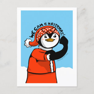 Wir können Weihnachten Pinguin