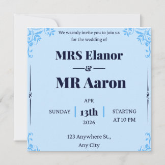 Wir laden Sie herzlich zur Hochzeit von Save The Date