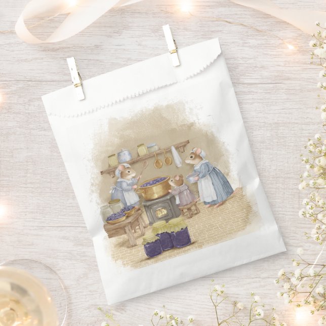 Wir laden Sie zu einer Kinderparty ein Geschenktütchen (Ausgeschnitten)