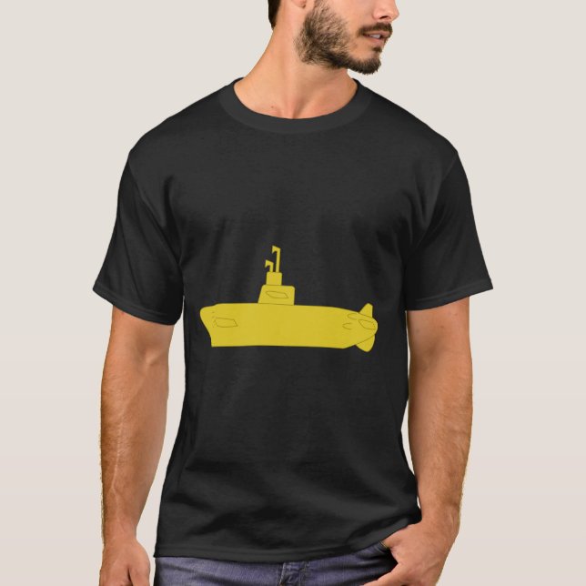 Wir leben alle in einem gelben U-Boot-T - Shirt (Vorderseite)
