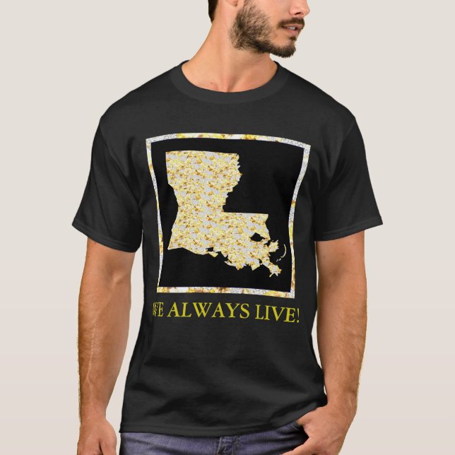 WIR LEBEN IMMER! T-Shirt (Vorderseite)