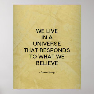 Wir Leben In Einem Universum Poster