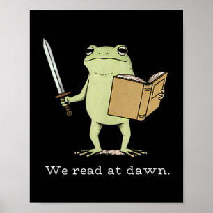 Wir lesen bei Morgengrauen buchliebhaberisch lusti Poster
