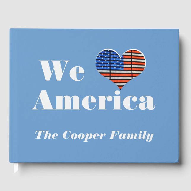 Wir Liebe Amerika Gästebuch (Vorderseite)