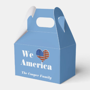 Wir Liebe Amerika Geschenkschachtel