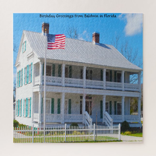 Wir Liebe Coleman House Baldwin in Florida Jigsaw  (Vertikal)