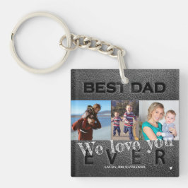 Wir Liebe, dass du personalisierte Fotos gibst Schlüsselanhänger