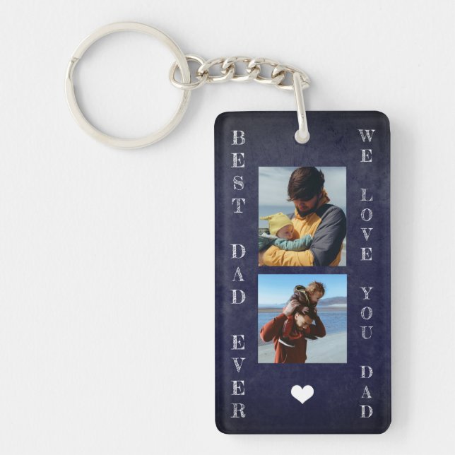 Wir Liebe, dass du personalisierten 5 Fotos Schlüsselanhänger (Vorderseite)