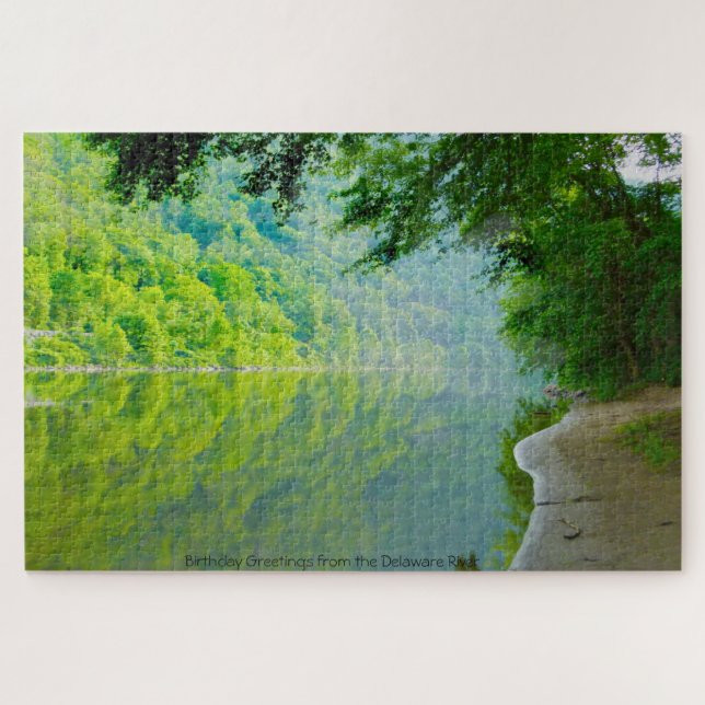 Wir Liebe des Delaware River Jigsaw Puzzle (Horizontal)