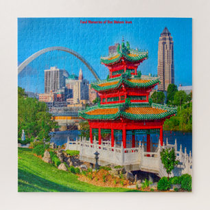 Wir Liebe Des Moines Iowa. Jigsaw Puzzle