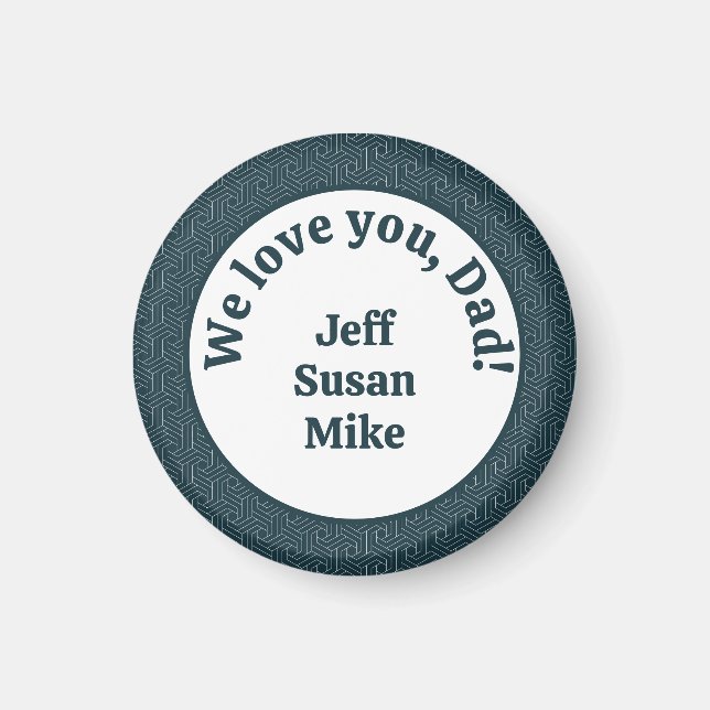 Wir Liebe dich, Vater! Magnet (Vorne)