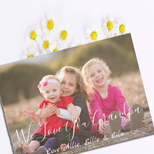 Wir Liebe dir Opa Vatertag Karte