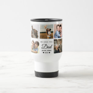 "Wir Liebe du Vater" Foto Travel Mug Reisebecher