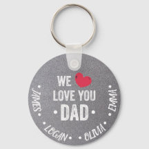 Wir Liebe, du Vater, individuelle Name Schlüsselan