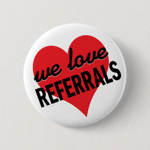 Wir Liebe-Empfehlungsgeschäftsmitteilung Button