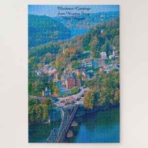 Wir Liebe Harpers Ferry West Virginia. Jigsaw Puzz