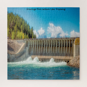 Wir Liebe Jackson Lake Wyoming. Jigsaw Puzzle