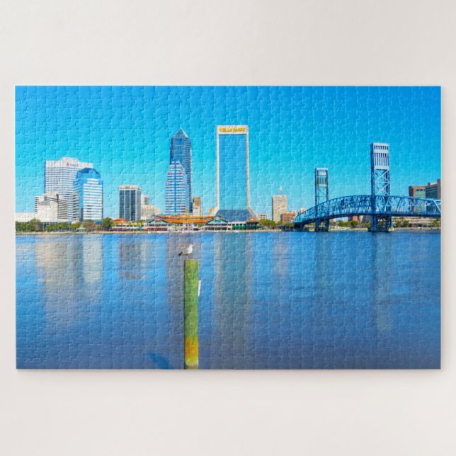 Wir Liebe Jacksonville in Florida (Horizontal)