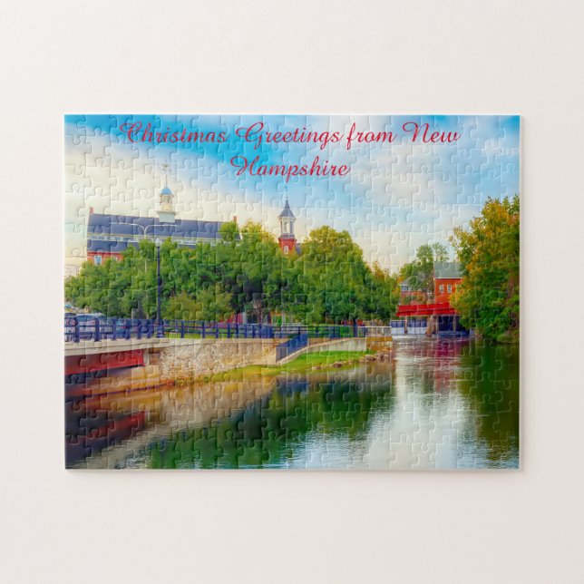 Wir Liebe Laconia New Hampshire Jigsaw Puzzle (Horizontal)