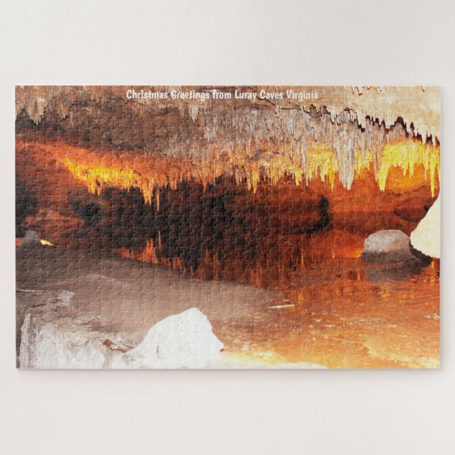 Wir Liebe Luray Caves Virginia. Jigsaw Puzzle (Horizontal)
