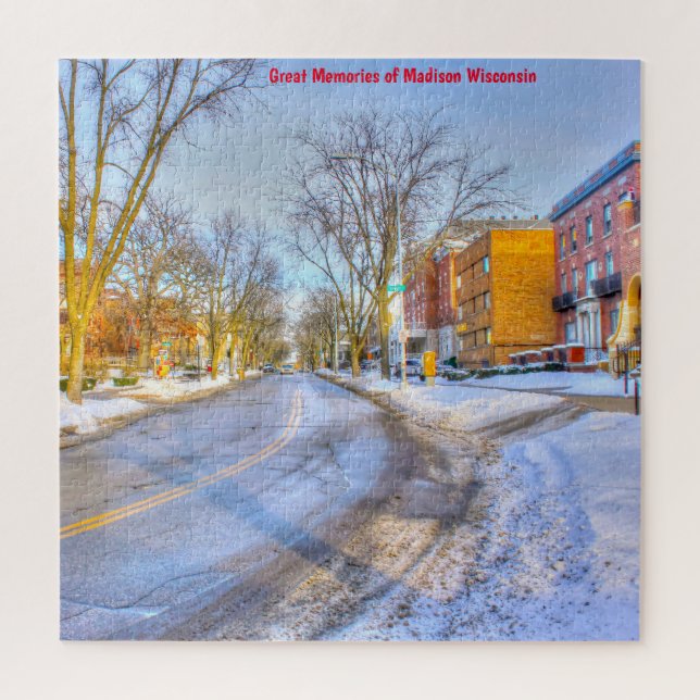 Wir Liebe Madison Wisconsin. Jigsaw Puzzle (Vertikal)
