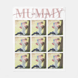 Wir Liebe Mummy Personalisiertes Muttertagsgeschen Fleecedecke