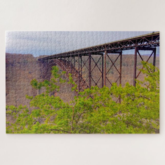 Wir Liebe New River Gorge West Virginia. (Horizontal)