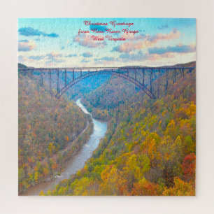 Wir Liebe New River Gorge West Virginia.