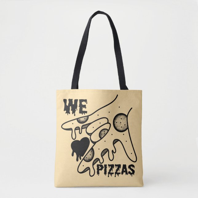 Wir Liebe Pizzas - Pizza Liebe - ASL ILY Obsession Tasche (Vorderseite)