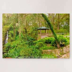 Wir Liebe Regenbogenfedern in Florida Jigsaw Puzzl