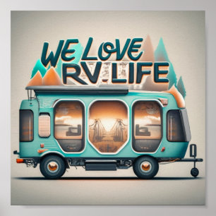 Wir Liebe RV Life Poster