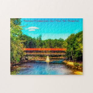 Wir Liebe Saco River New Hampshire Jigsaw Puzzle