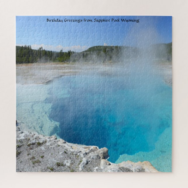 Wir Liebe Sapphire Pool Wyoming Jigsaw Puzzle (Vertikal)