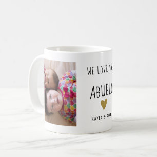 Wir Liebe Sie ABUELO 2 Foto Collage Opa Kaffeetasse