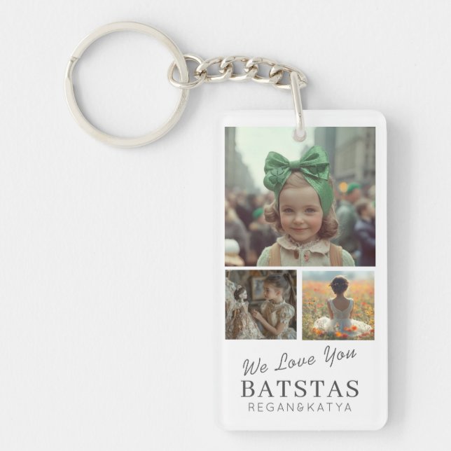 Wir Liebe Sie Foto Schlüsselanhänger (Vorderseite)