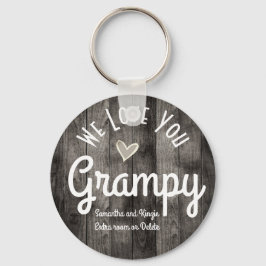 Wir Liebe Sie Grampy Individuelle Name Schlüsselanhänger