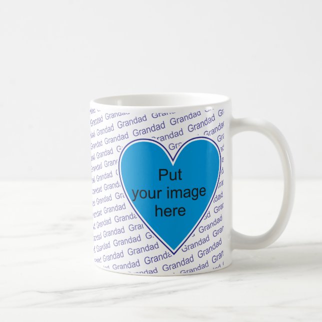 Wir Liebe Sie Grandad - personifizieren Sie mit Kaffeetasse (Rechts)