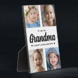 Wir Liebe Sie Großfamilie halten Foto Collage Fotoplatte<br><div class="desc">Erstellen Sie mit Ihren Lieblingsfamilienfotos ein besonderes Geschenk. Diese moderne Foto-Collage enthält 4 wertvolle Bilder ihrer Enkel. Der gesamte Text ist bearbeitbar. Ja,  es ist das perfekte Geschenk für den Muttertag,  aber jede Großmutter würde das auch an ihrem Geburtstag oder als Weihnachtsgeschenk erhalten.</div>