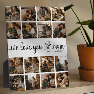 Wir Liebe Sie Mama Foto Plaque Fotoplatte