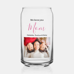 Wir Liebe Sie Mama Moderne Niedliche Girly Script  Dosenglas