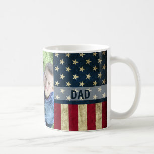 Wir Liebe Sie Militärische Vater American Flag Fo Kaffeetasse
