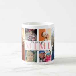Wir Liebe Sie Mimi | Custom Foto Collage Coffee Kaffeetasse