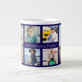 Wir Liebe Sie Mohn Großvater 6 Foto Jumbo-Tasse