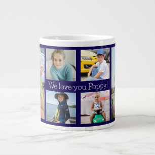 Wir Liebe Sie Mohn Großvater 6 Foto Jumbo-Tasse