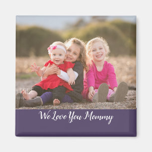 Wir Liebe Sie Mommy Foto Magnet