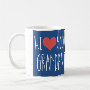 Wir Liebe Sie multi Foto-Tasse des Großvaters Kaffeetasse