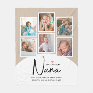 Wir Liebe Sie Nana 6 Fotos Moderne Tan Fleecedecke