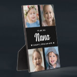 Wir Liebe Sie Nana Familie halten Foto Collage Fotoplatte<br><div class="desc">Erstellen Sie mit Ihren Lieblingsfamilienfotos ein besonderes Geschenk. Diese moderne Foto-Collage enthält 4 wertvolle Bilder ihrer Enkel. Der gesamte Text ist bearbeitbar. Ja,  es ist das perfekte Geschenk für den Muttertag,  aber jede Großmutter würde das auch an ihrem Geburtstag oder als Weihnachtsgeschenk erhalten.</div>
