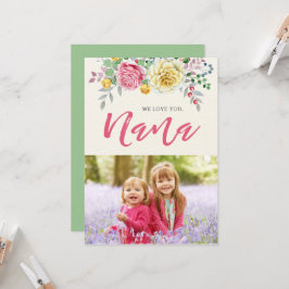 Wir Liebe Sie Nana | Foto Muttertagskarte Karte