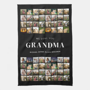 Wir Liebe Sie Oma 64 FotoCollage Geschirrtuch